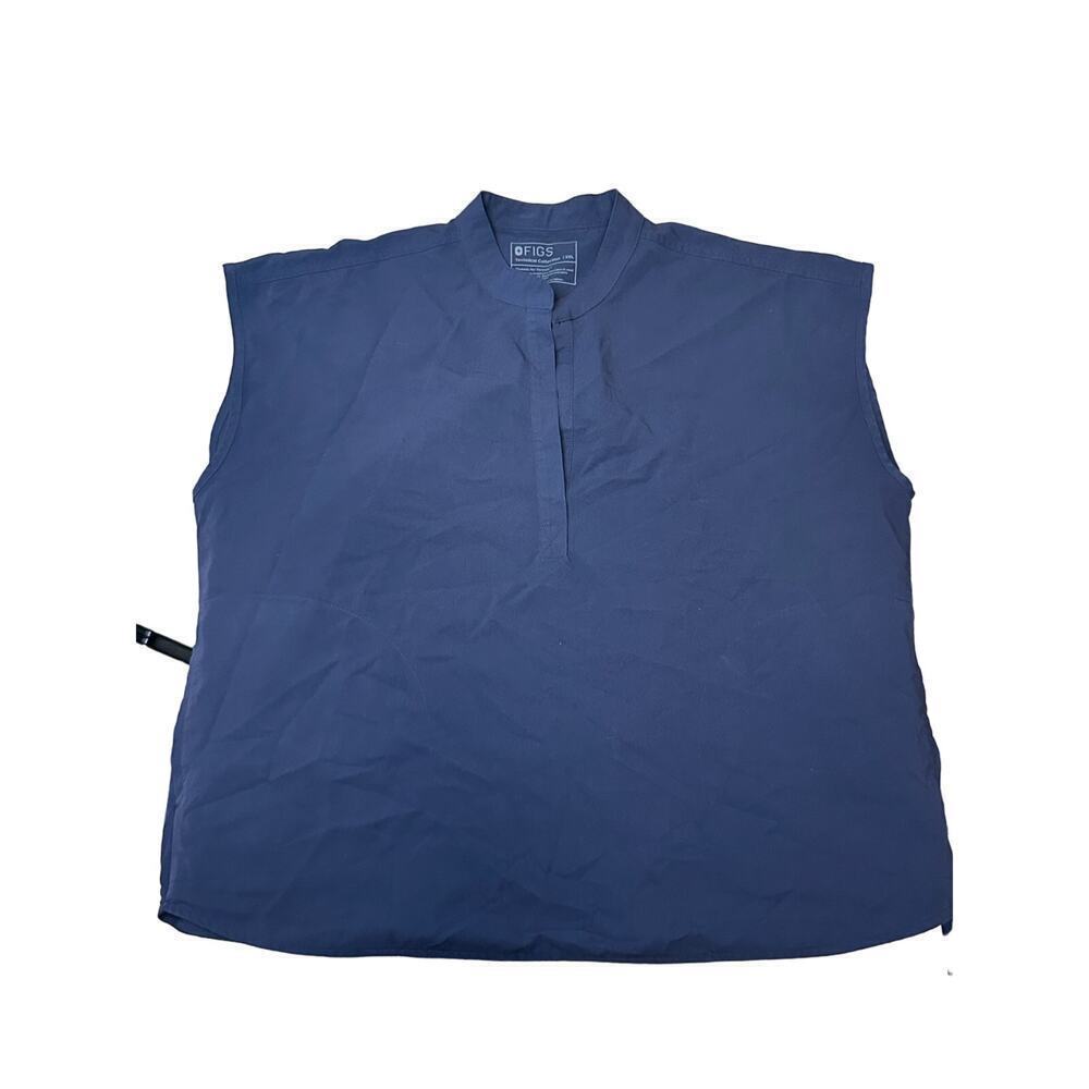 Figs‎ Rafaela Oversized Scrub Top in Quiet Navy XXL